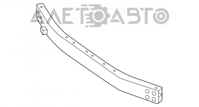 Wzmocnienie zderzaka przedniego Nissan/Infiniti 620309UF2A cena, od 253,00 USD