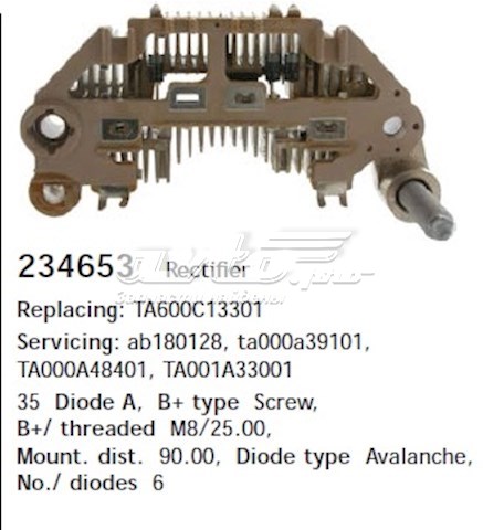 6678205 Bobcat alternator