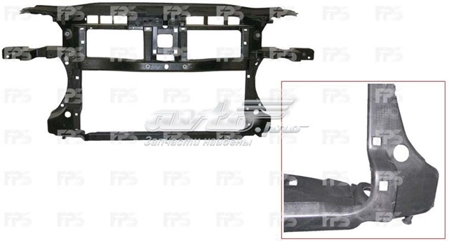 Osłona chłodnicy kompletna (panel mocowania reflektorów) FPS FP7407200 cena, od 87,86 USD
