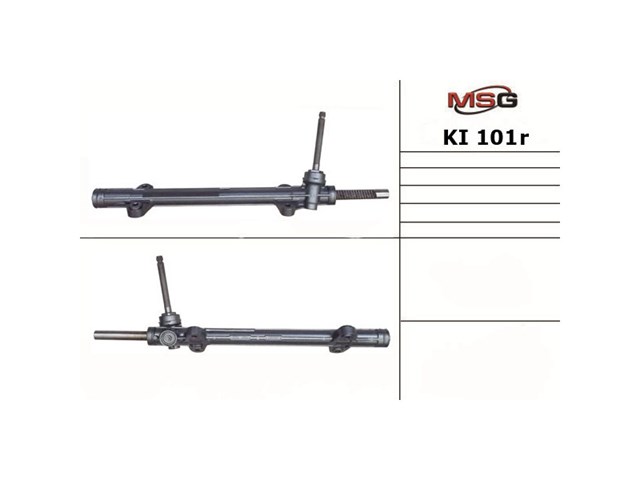 Listwa kierownicza (maglownica) MSG Rebuilding KI101R