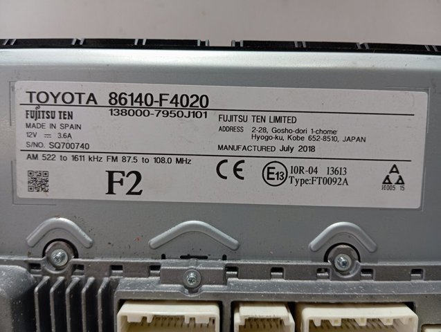 Do koszyka 86140F4020 Toyota 