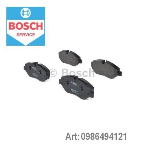 Klocki hamulcowe przednie tarczowe 986494121 Bosch