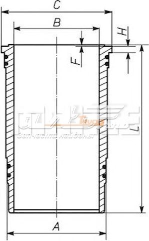 Tuleja tłoka 227WN3701 Mahle Original