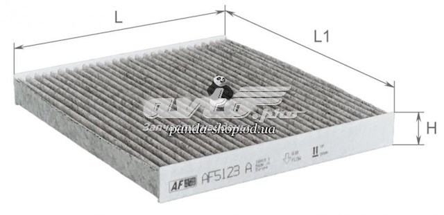 Do koszyka AF5123A Alpha Filter Filtr kabiny