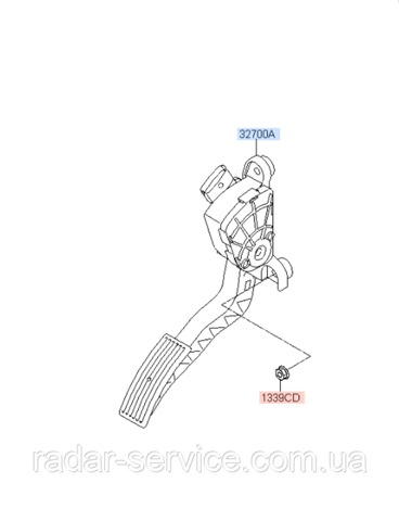  Pedał przyspieszenia (gazu) Hyundai Accent 4