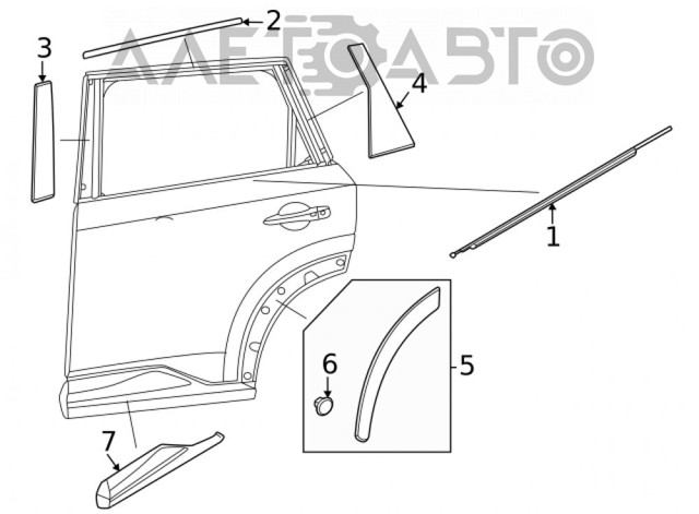Do koszyka 638616RA0A Nissan/Infiniti Poszerzenie (nakładka) reperaturki błotnika przedniego lewy