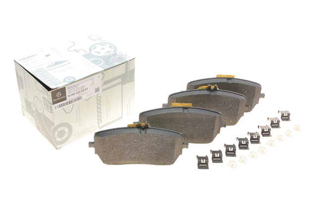 Klocki hamulcowe przednie tarczowe Mercedes 0004206803 cena, od 69,81 USD