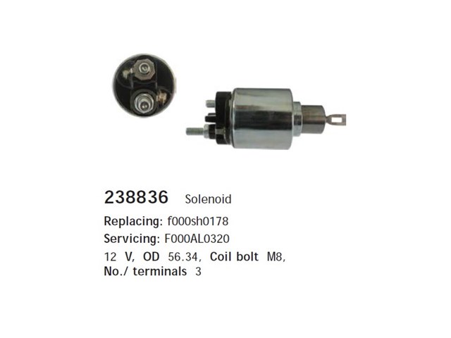 Elektromagnes rozrusznika Cargo 238836 cena, od 48,49 USD