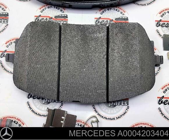 Klocki hamulcowe przednie tarczowe Mercedes A0004203404 cena, od 75,97 USD