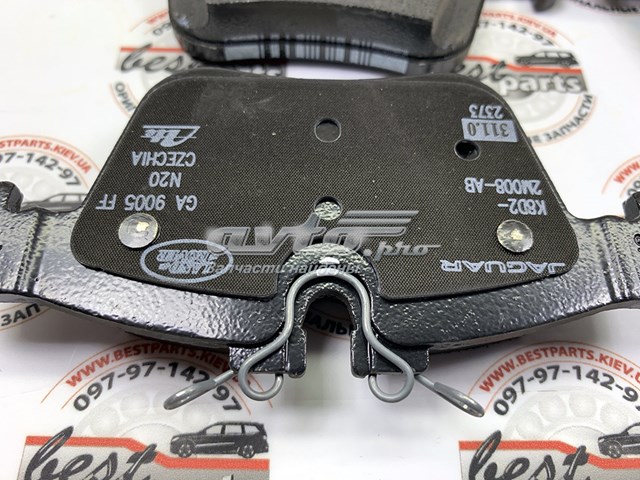 Okładziny (klocki) do hamulców tarczowych tylne Land Rover LR123519 cena, od 68,46 USD