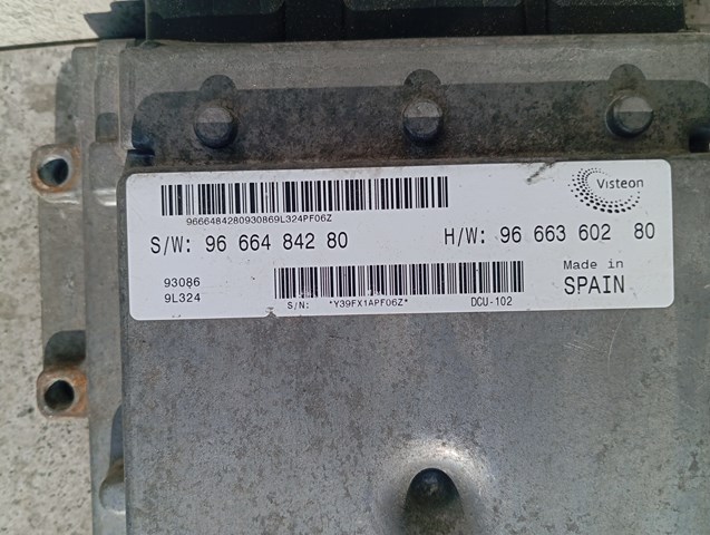 Sterownik silnika Fiat/Alfa/Lancia 9666360280 cena, od  