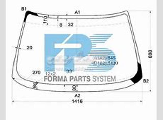 Szyba przednia Audi 80 B4