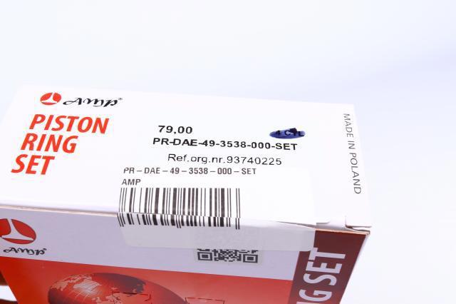 Do koszyka PRDAE493538000SET AMP/Paradowscy Zestaw pierścieni tłokowych do silnika, STD