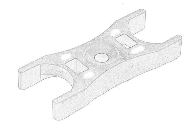 DRM01278 Dr.motor Wspornik mocowania wtryskiwacza