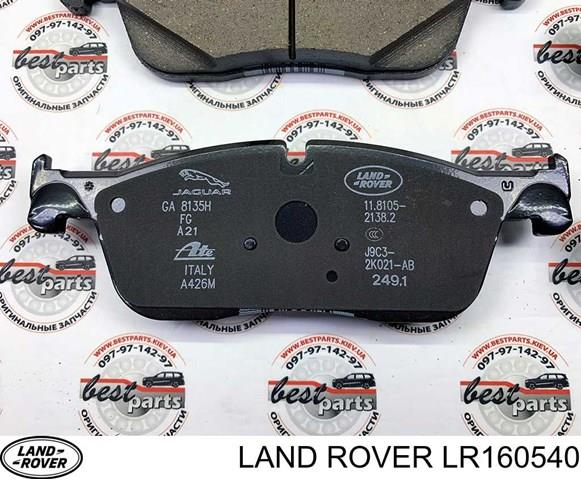 Klocki hamulcowe przednie tarczowe Land Rover LR160540 cena, od 57,41 USD