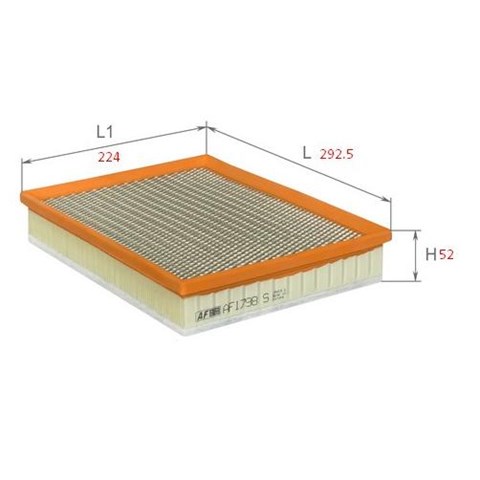 Filtr powietrza Alpha Filter AF1798S