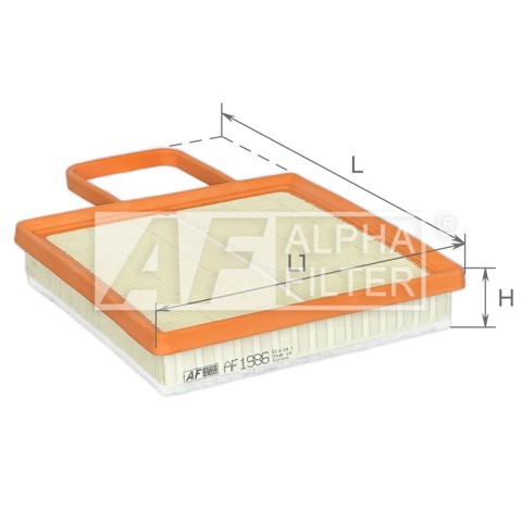 Sprężyna tylna Alpha Filter AF1986 cena, od 30,33 USD