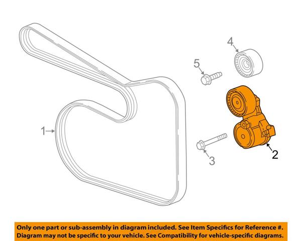 Napinacz paska napędowego General Motors 55570067 cena, od 56,18 USD