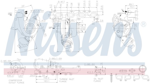 93076 Nissens turbina