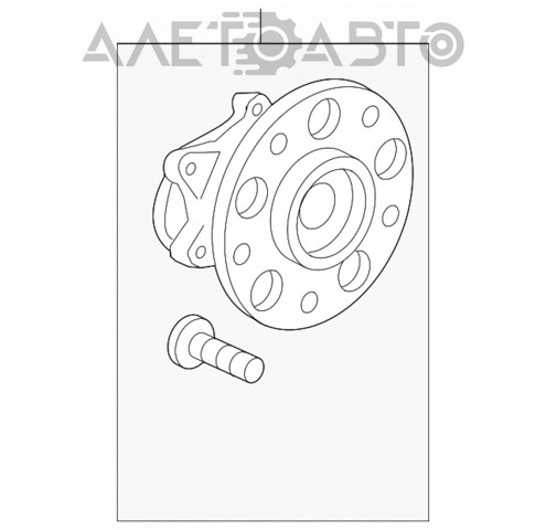  Piasta tylna Acura MDX 3