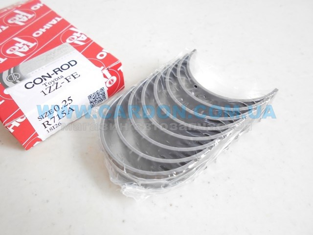 R715A025 Taiho Panewki korbowodowe wału korbowego, zestaw, 1. naprawa (+0,25)
