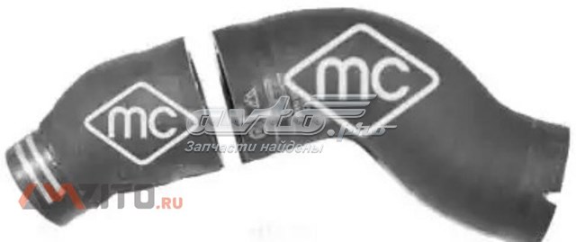 Króciec powietrza, wlot do turbiny (doładowanie) 09199 Metalcaucho