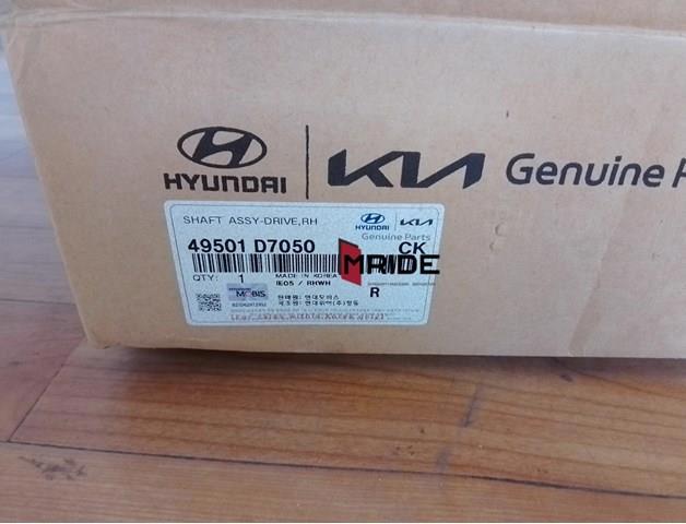 49501D7050 Hyundai/Kia Półoś napędowa przednia prawa