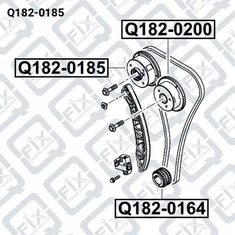 Koło zębate walcowe wałka rozrządu wydechowego Q-fix Q1820185 cena, od 168,25 USD