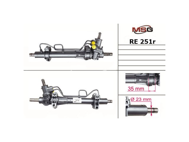 Listwa kierownicza (maglownica) RE251R MSG Rebuilding