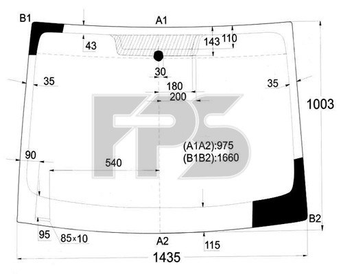 Szyba przednia do Citroen Berlingo  B9