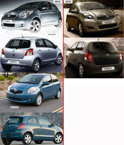 Do koszyka Drzwi tylne lewe Toyota Yaris  SP90