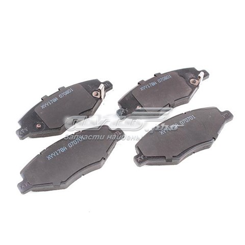 Do koszyka A116GN3501080 Chery Klocki hamulcowe przednie tarczowe