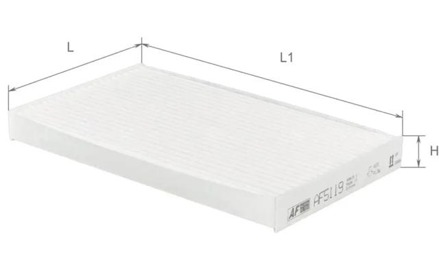 Filtr kabiny Alpha Filter AF5119 cena, od 7,00 USD