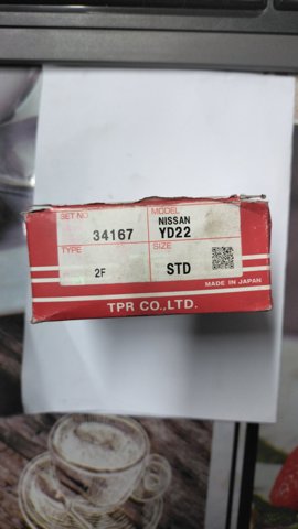34167STD TPR Zestaw pierścieni tłokowych do silnika, STD