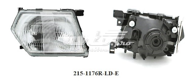 2151176RLDE Depo/Loro/Abakus Reflektor prawy