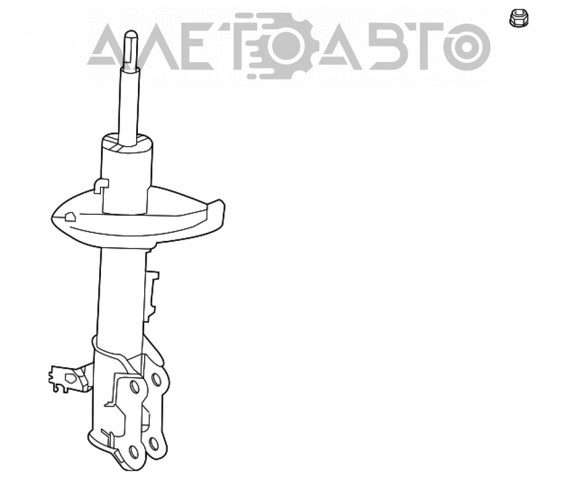 4851080B45 Toyota Amortyzator przedni prawy