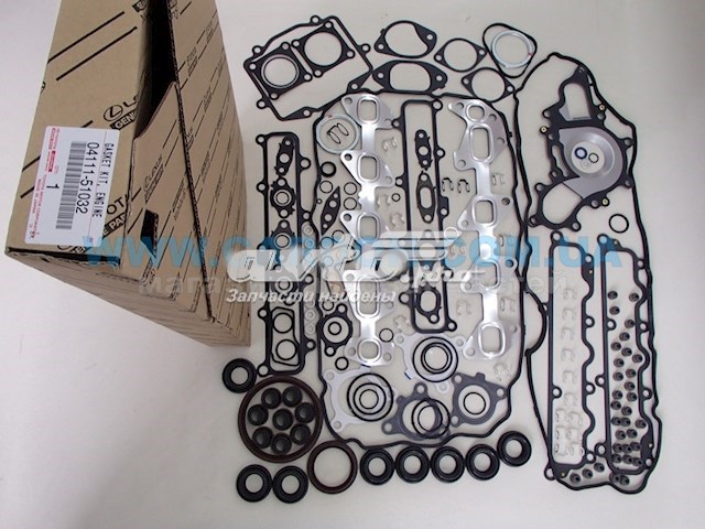 Zestaw uszczelek silnika pełny 0411151032 Toyota