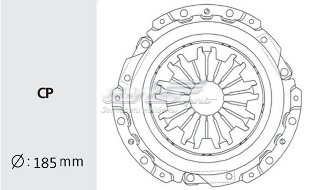 Docisk sprzęgła VALEO HDC34 cena, od 42,83 USD