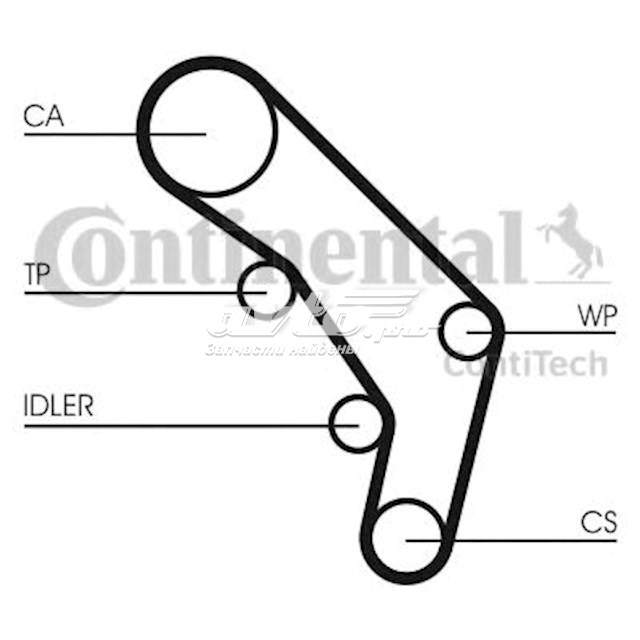 Pasek rozrządu, zestaw Continental/Siemens CT755K1 cena, od 165,64 USD