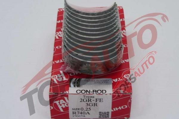  Panewki korbowodowe wału korbowego, zestaw, 1. naprawa (+0,25) Lexus IS 