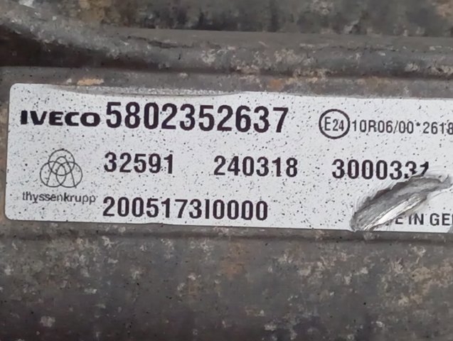 Listwa kierownicza (maglownica) 5802352637 Iveco
