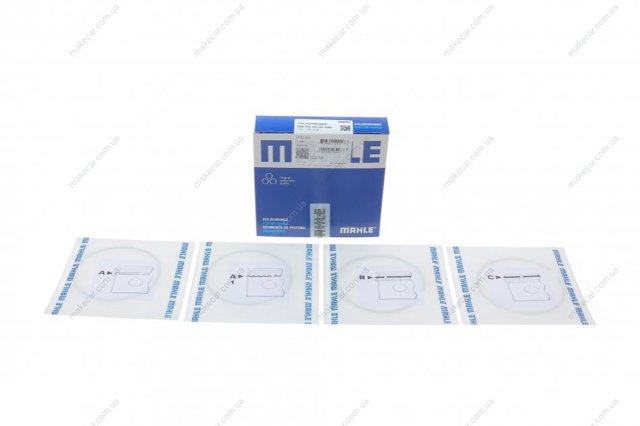 028RS001260N0 Mahle Original pierścienie tłokowe na 1 cylinder, std.