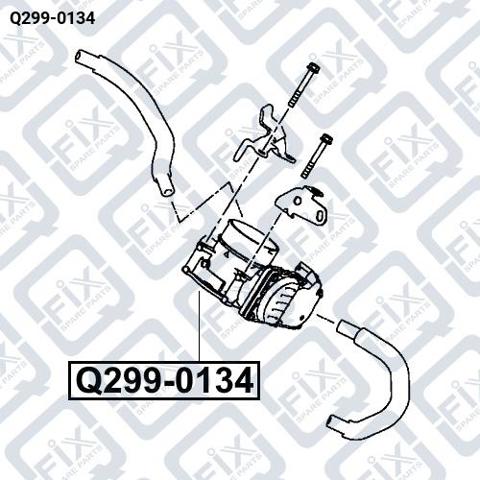 Q2990134 Q-fix Przepustnica, komplet