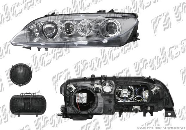 4519103E Polcar Reflektor prawy