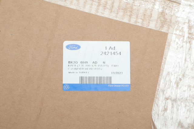 BK2Q6049AD Ford Głowica cylindrów