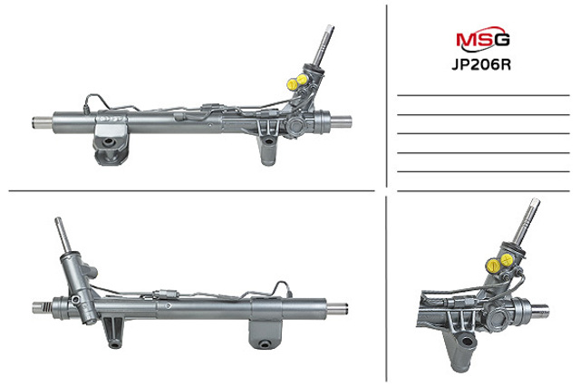 Do koszyka JP206R MSG Rebuilding Listwa kierownicza (maglownica)