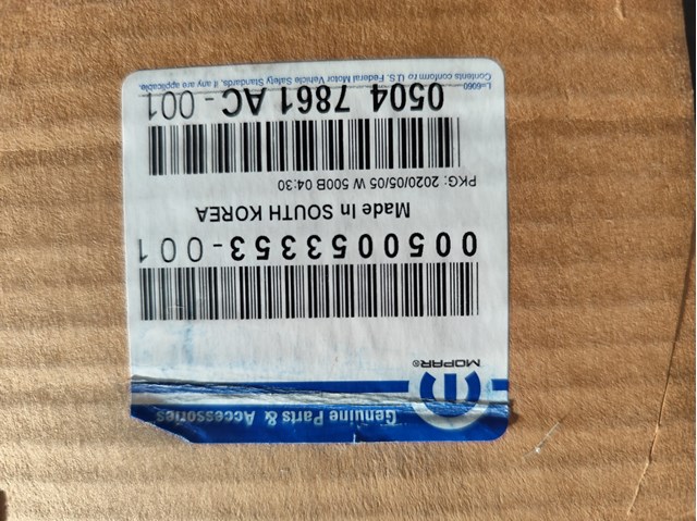 Obudowa termostatu Chrysler 05047861AC cena, od 62,74 USD