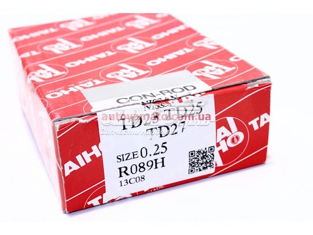 Panewki korbowodowe wału korbowego, zestaw, 2. naprawa (+0,50) Taiho R089H025