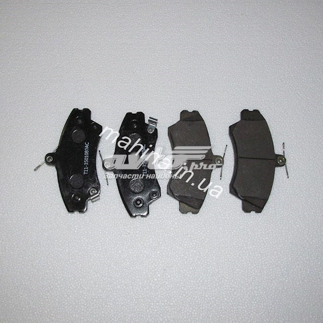 Klocki hamulcowe przednie tarczowe T113501080AC Chery