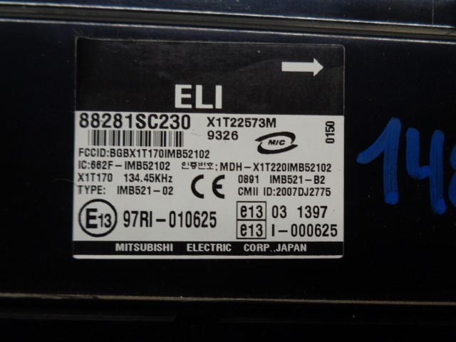  Blok komfortu Subaru Forester 3